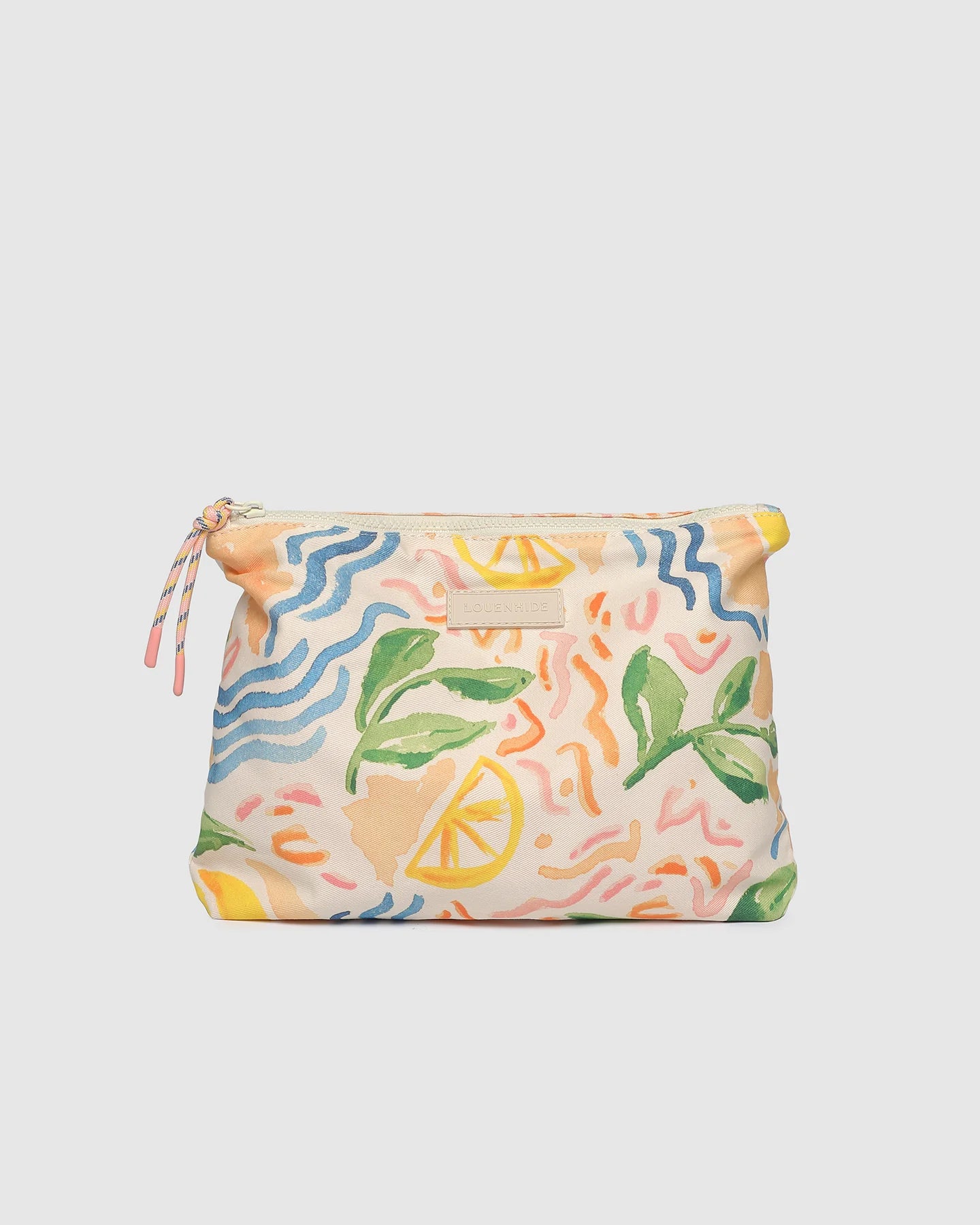 Carly Pouch Lemon Print