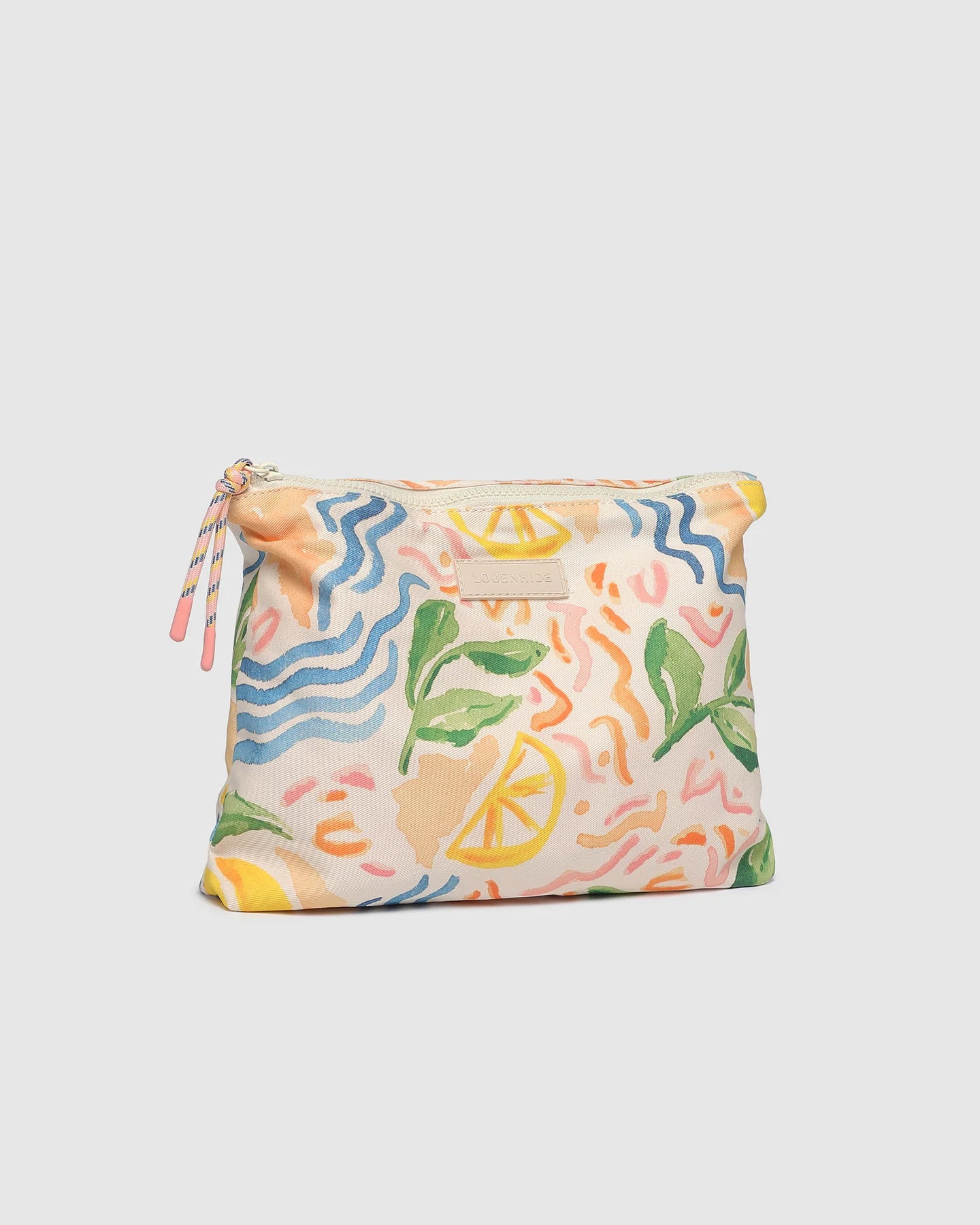 Carly Pouch Lemon Print