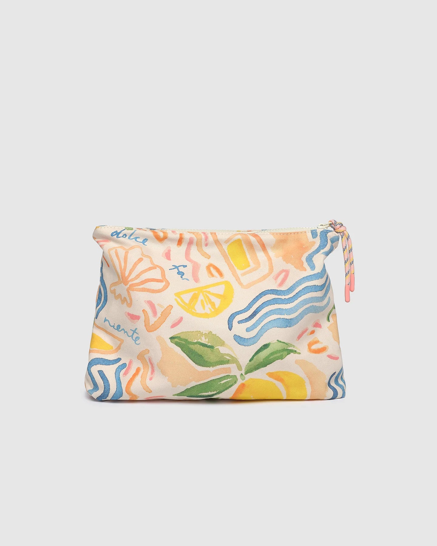 Carly Pouch Lemon Print