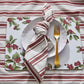Taylor Stripe Red Tablecloth - Madras Link