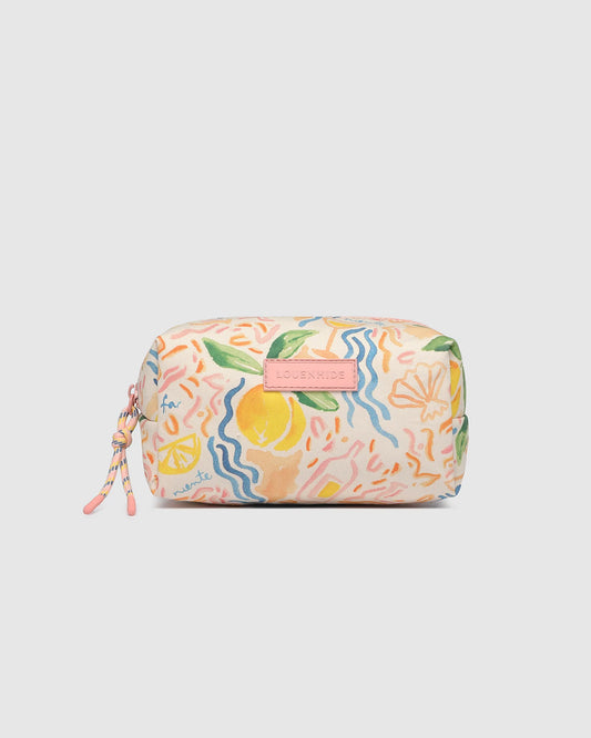 Bambi Makeup Bag Lemon Print