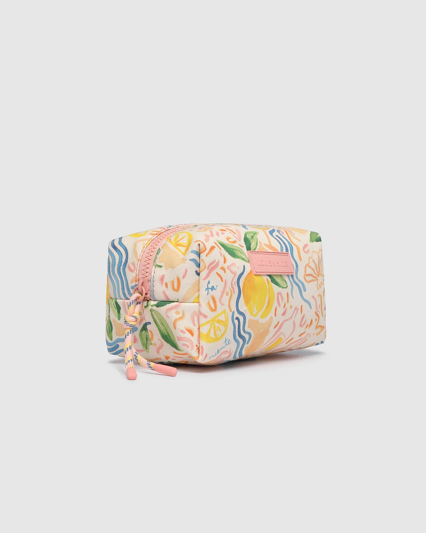 Bambi Makeup Bag Lemon Print
