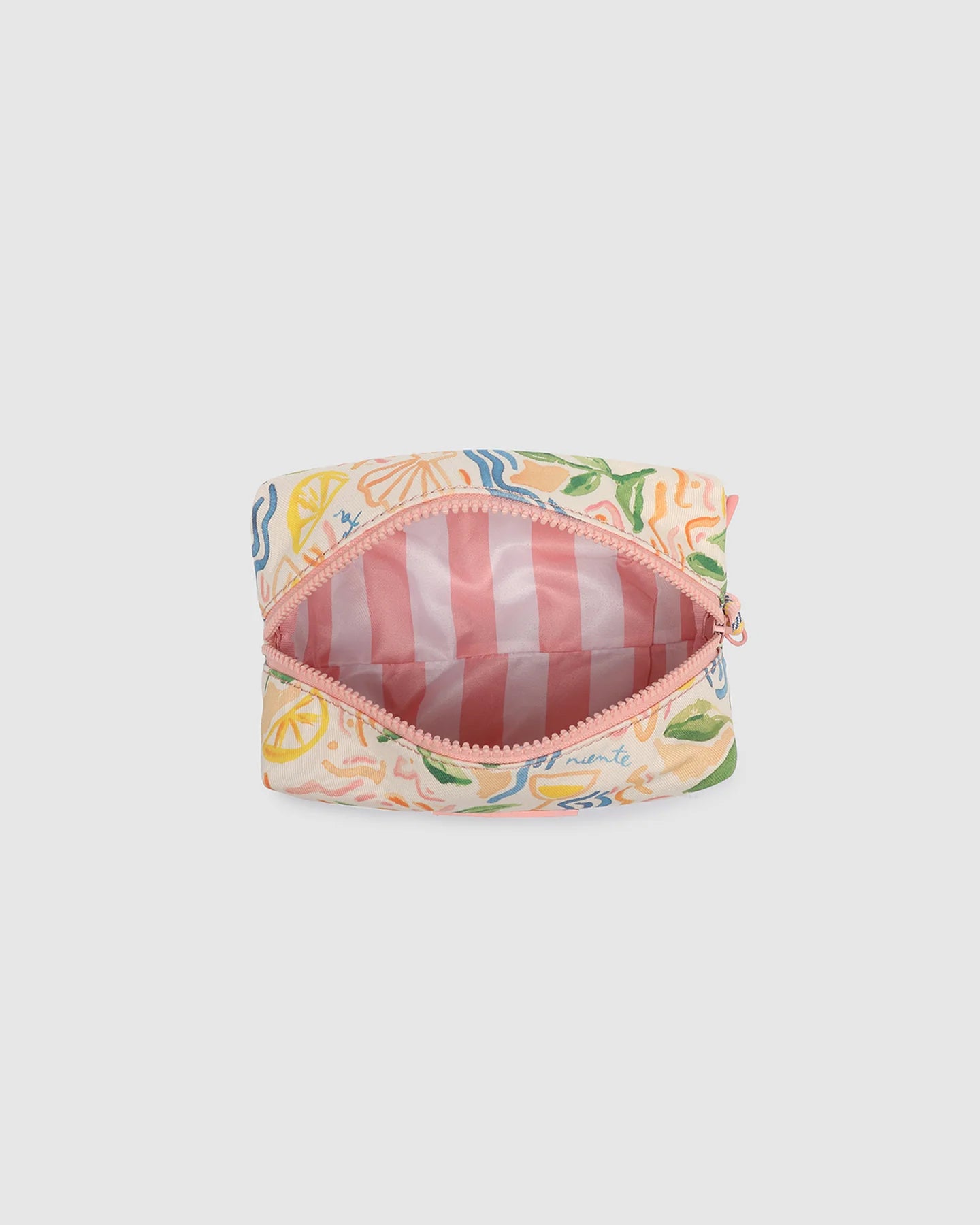 Bambi Makeup Bag Lemon Print