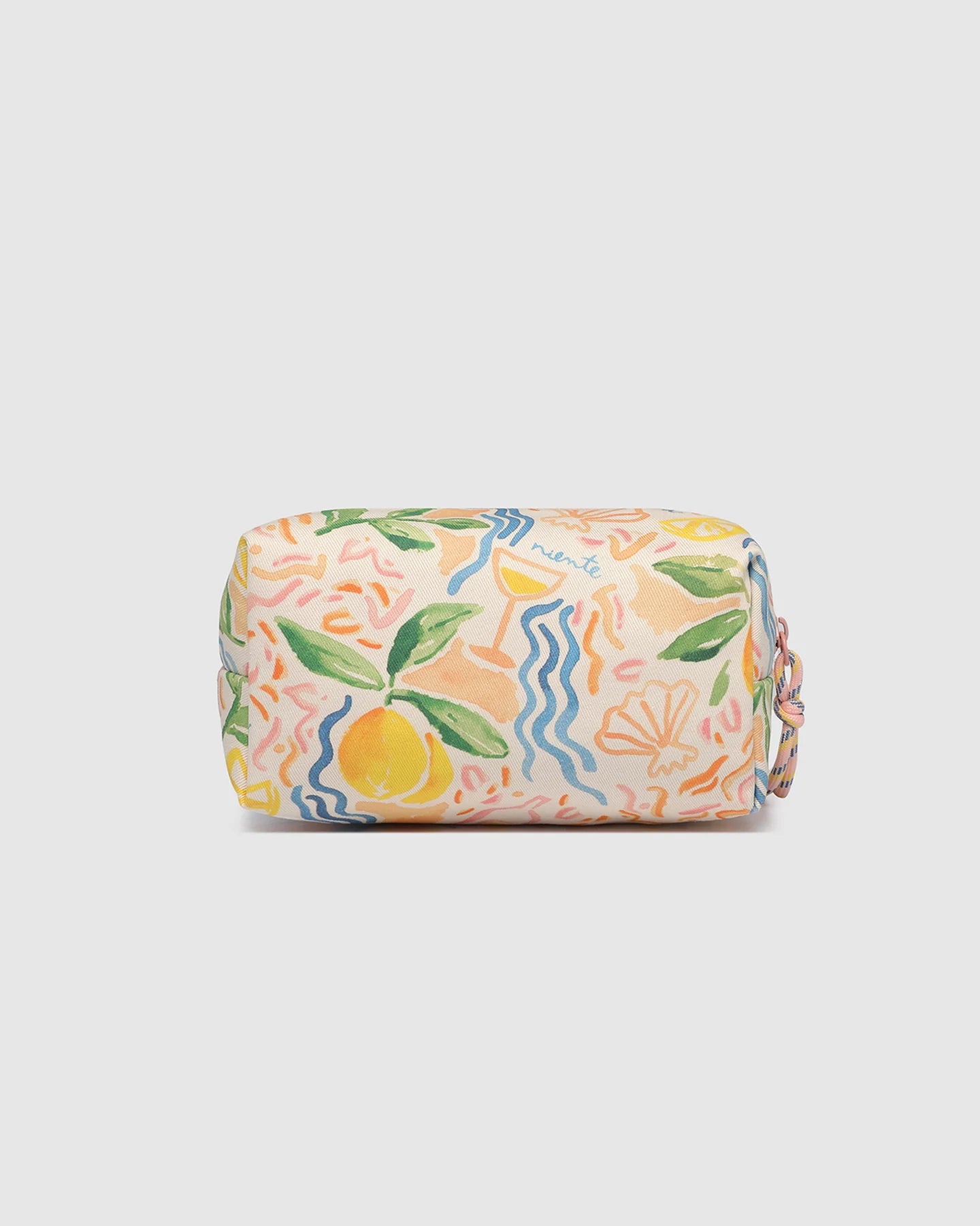 Bambi Makeup Bag Lemon Print