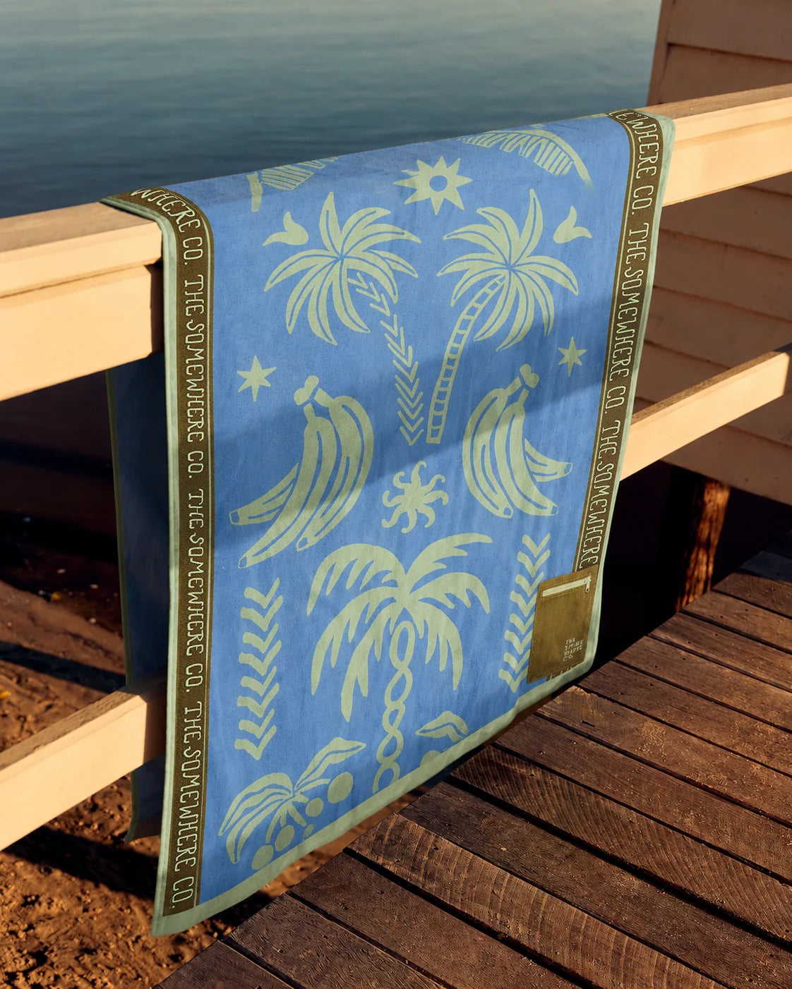 Tropicalia Premium Cotton Beach Towel