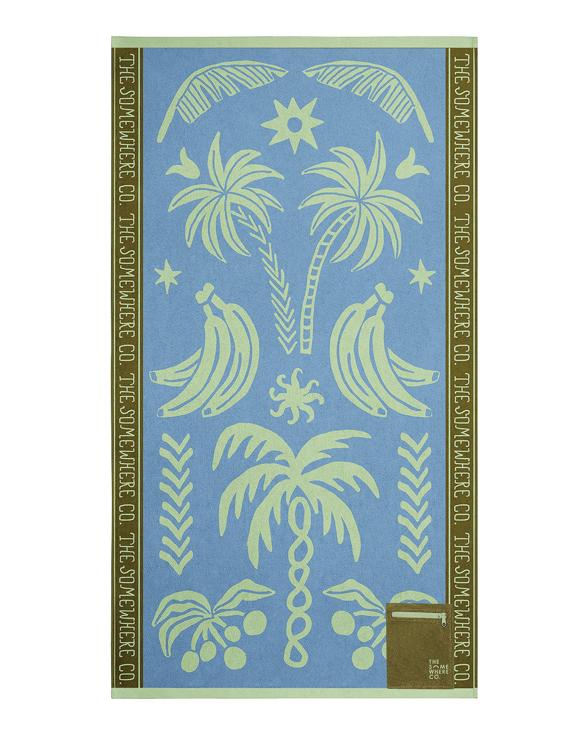 Tropicalia Premium Cotton Beach Towel