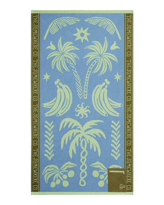 Tropicalia Premium Cotton Beach Towel
