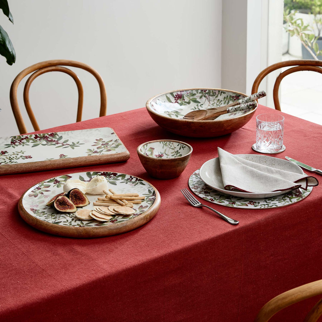 Jetty Red Tablecloth - Madras Link