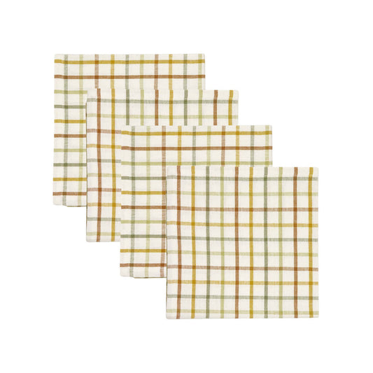 Multi Check Napkin Set/4 - Madras Link