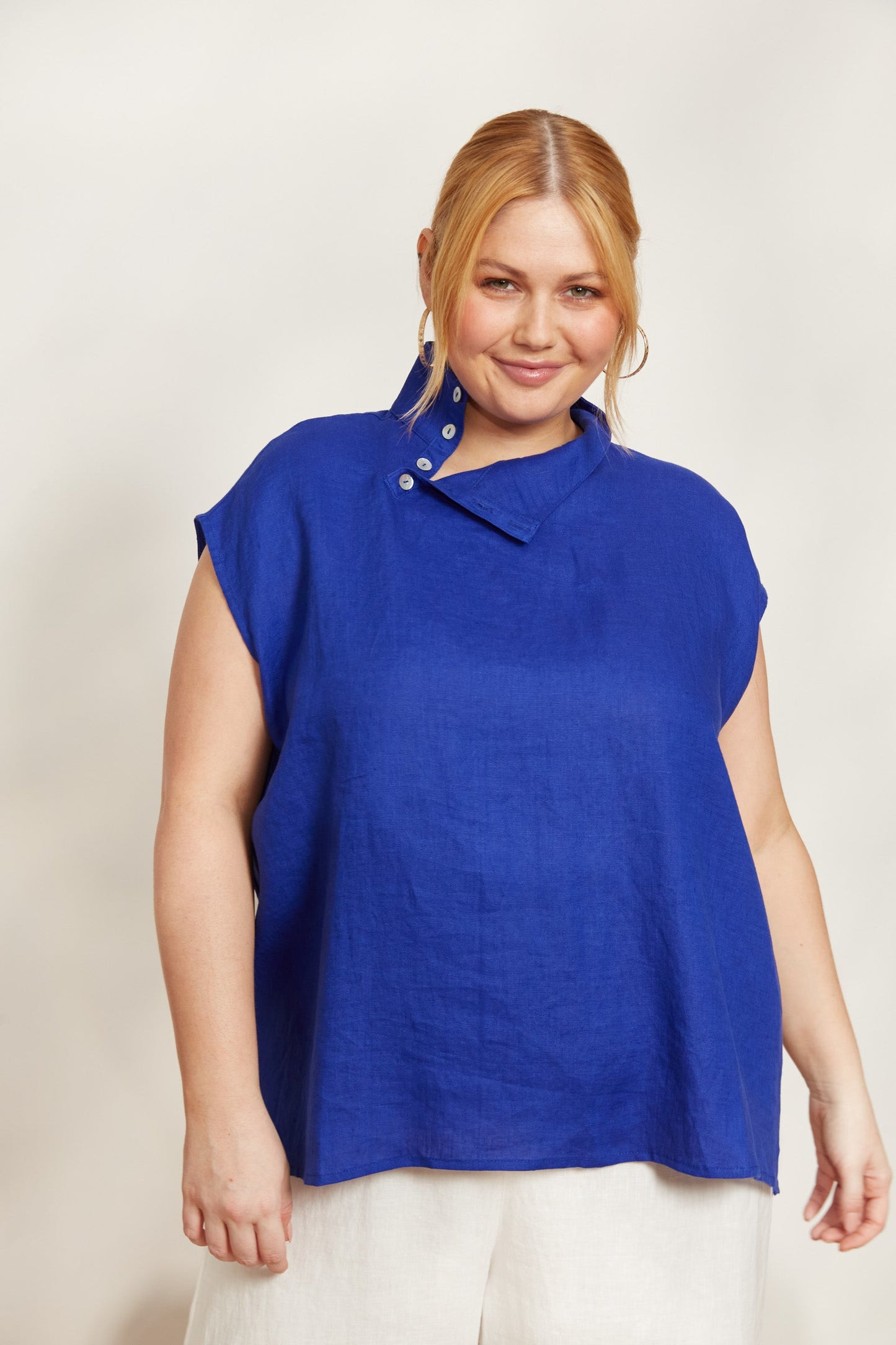 Halcyon Button Top - eb&ive