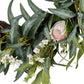 Protea Eucalyptus Wreath Cream & Green
