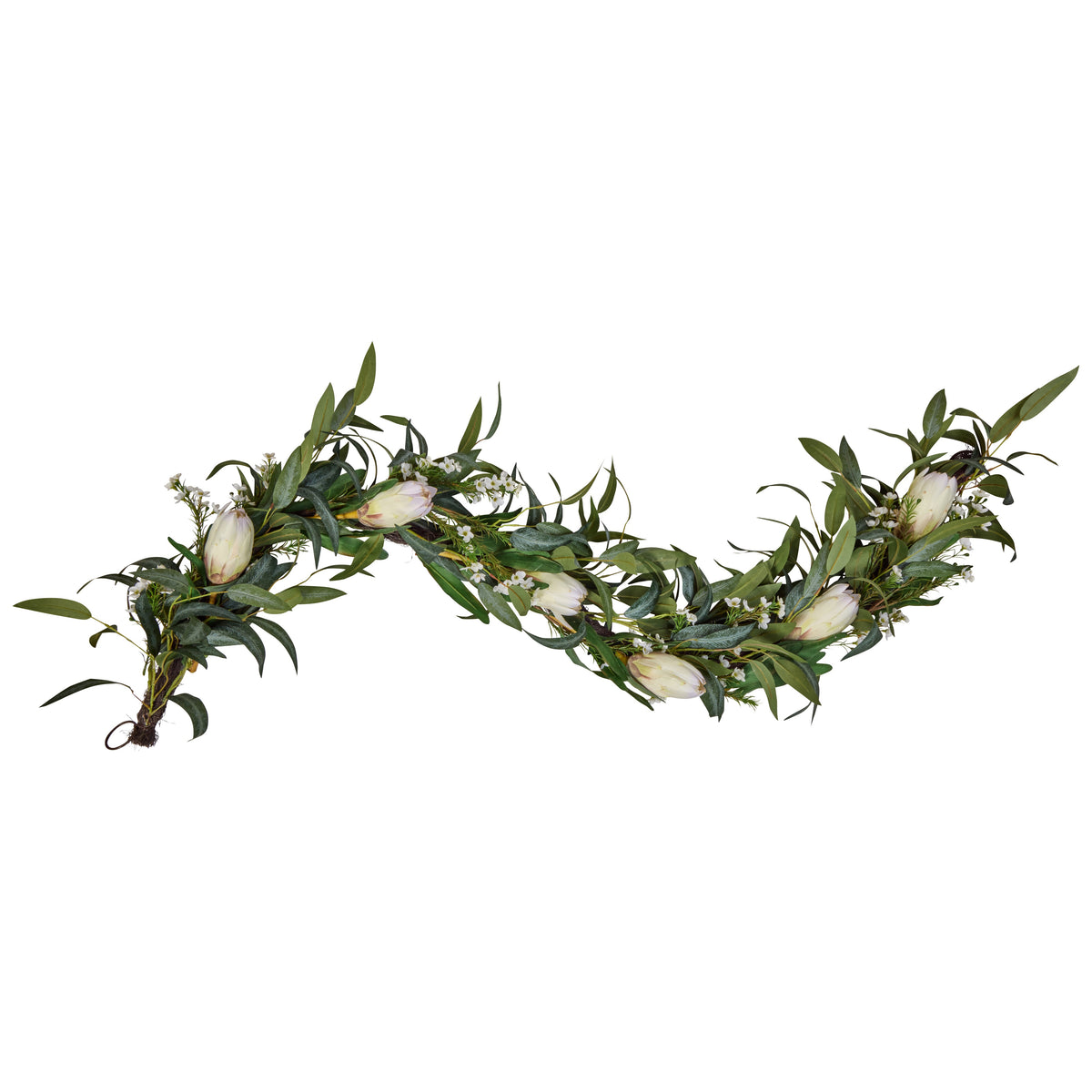 Protea Eucalyptus Garland Cream