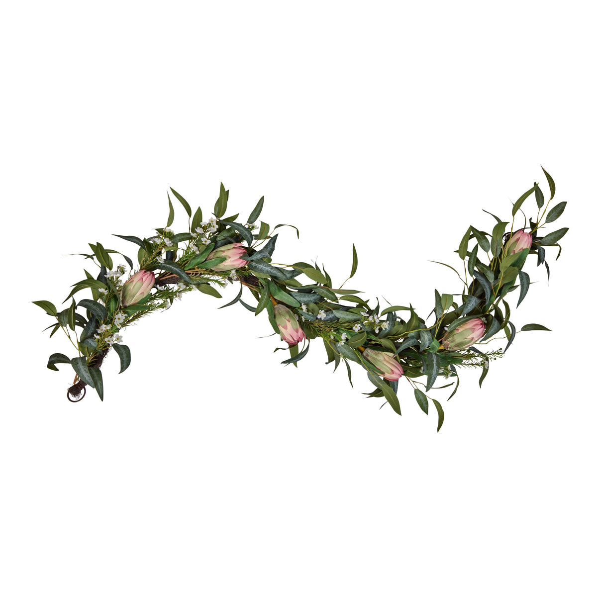 Protea Eucalyptus Garland Pink