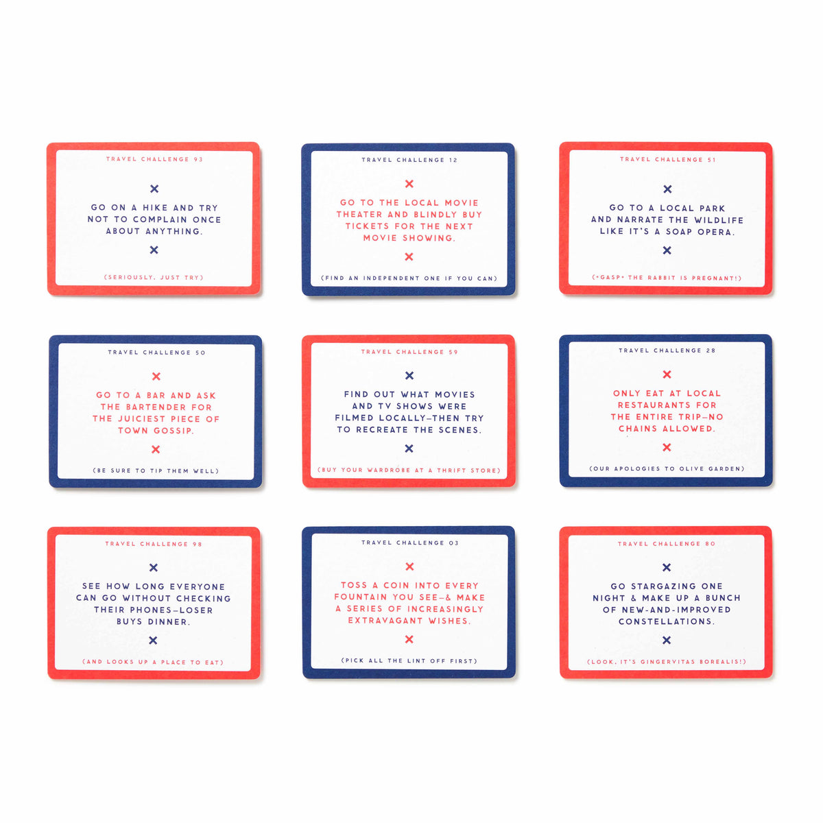 Challenge Accepted Travel Tasks