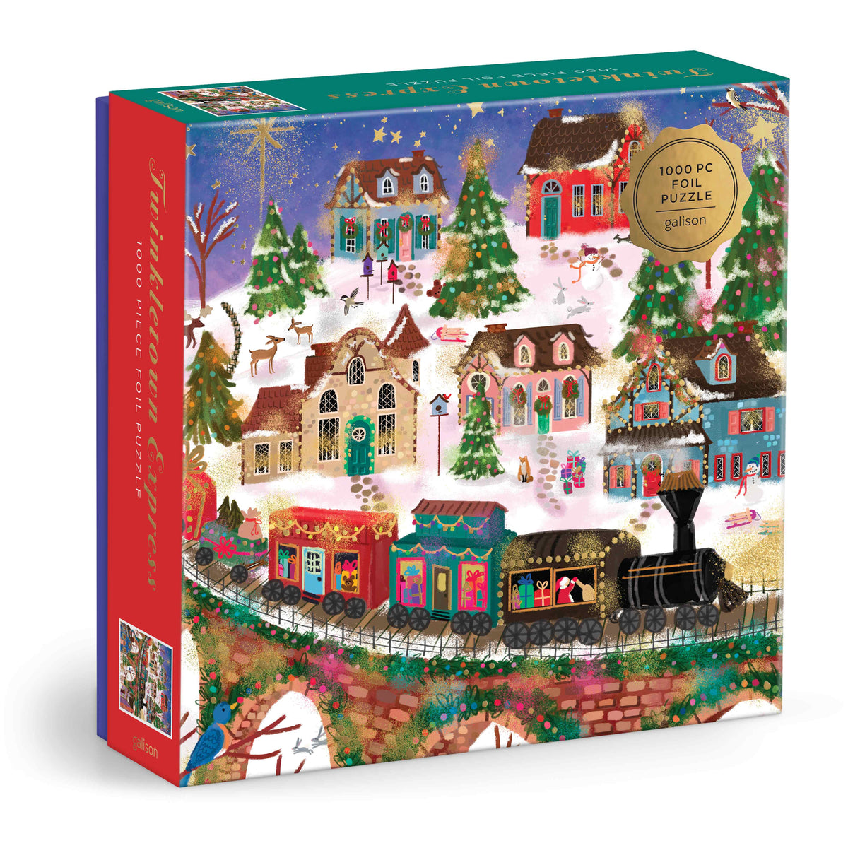 Joy Laforme Twinkletown Express Foil Puzzle - 1000pc