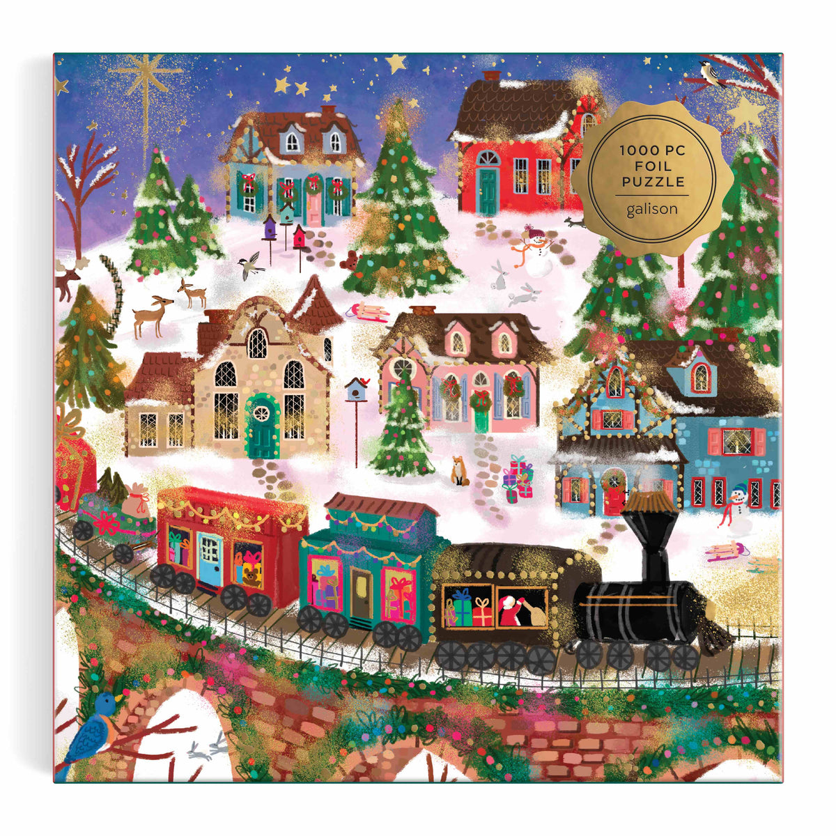 Joy Laforme Twinkletown Express Foil Puzzle - 1000pc
