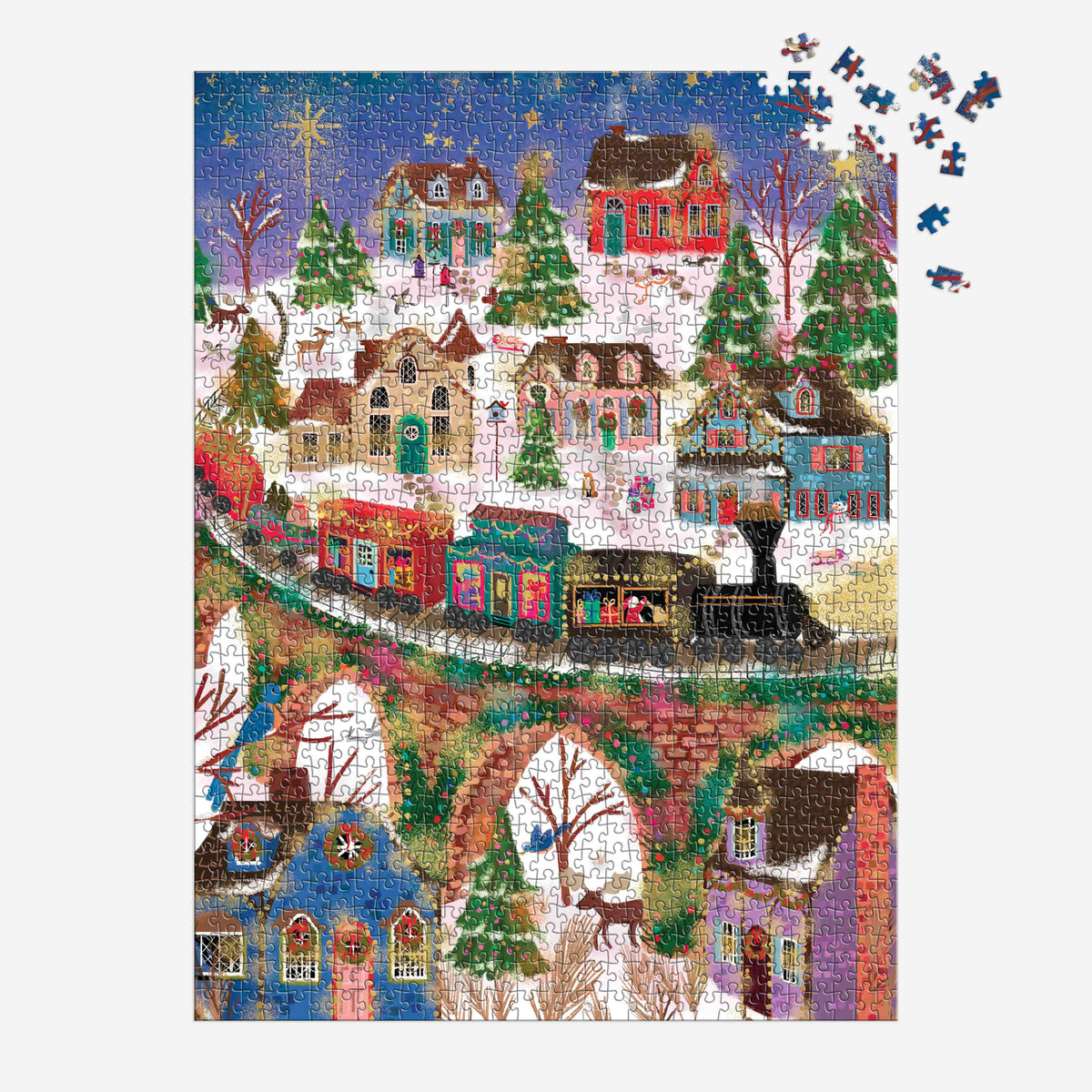 Joy Laforme Twinkletown Express Foil Puzzle - 1000pc