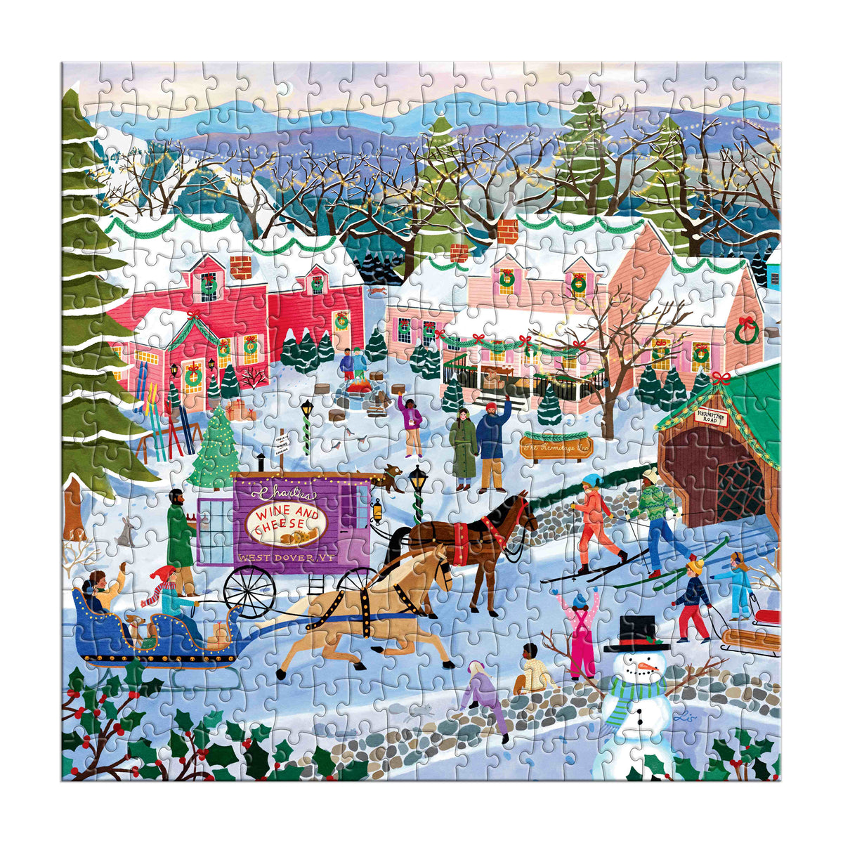 Little Winter Town Puzzle - 300pc