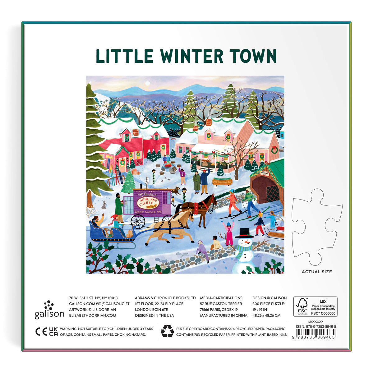 Little Winter Town Puzzle - 300pc