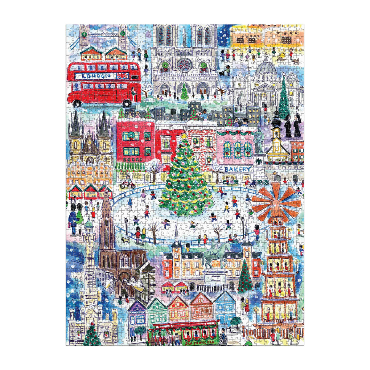 Storrings Christmas World Foil Puzzle - 1500pc