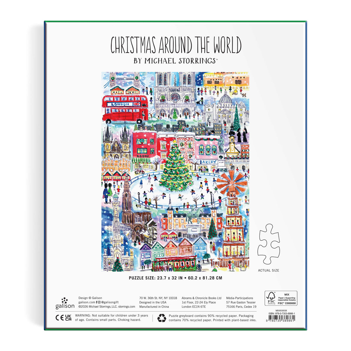 Storrings Christmas World Foil Puzzle - 1500pc