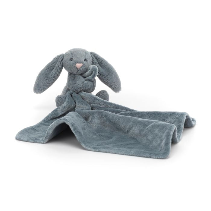 Bashful Dusky Blue Bunny Soother- Jellycat