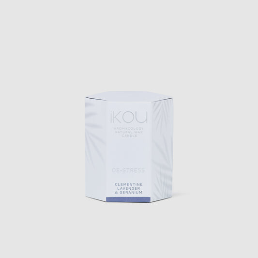 De-Stress Small Glass Candle