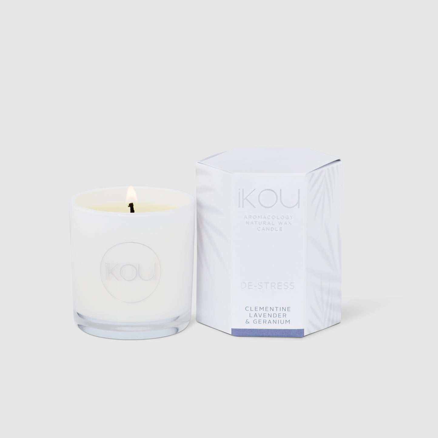 De-Stress Small Glass Candle