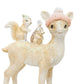 Deer & friends Resin Hanging Natural & Pink Decoration