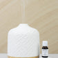 White Ceramic & Bamboo Ultrasonic Aroma Diffuser