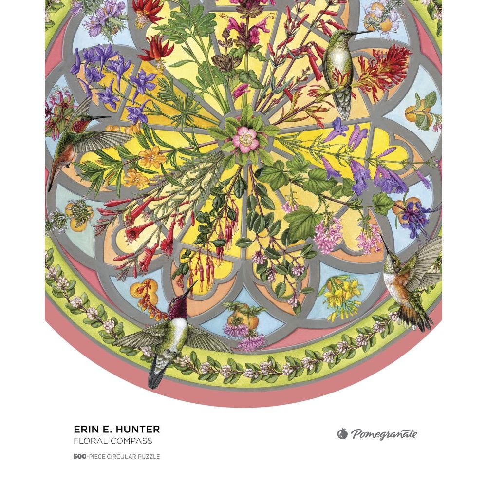 500-Piece Circular Jigsaw Puzzle-Erin E. Hunter