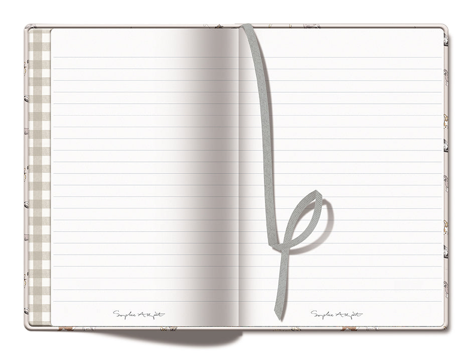 Sophie Allport A5 Hard Cover Notebook-Dogs