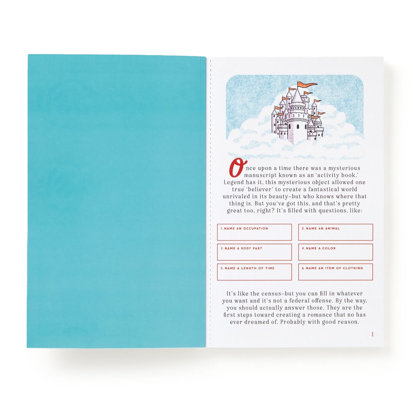 Make Your Own Romantasy Activity Book
