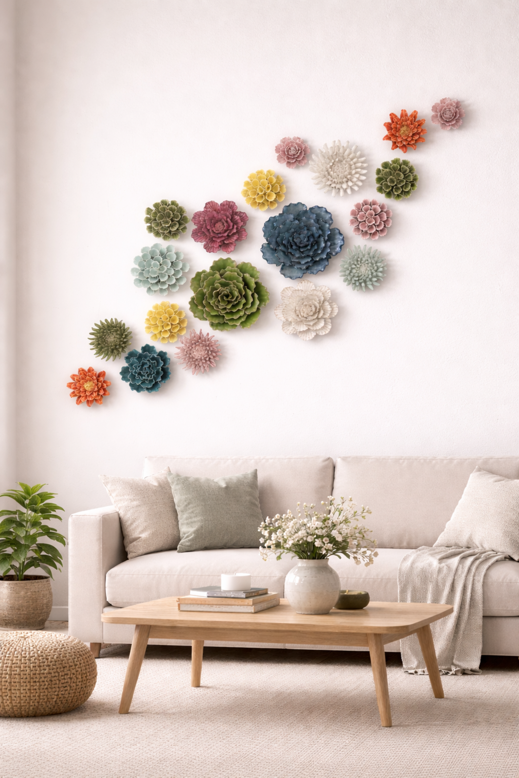 Ceramic Flower Ocean XL