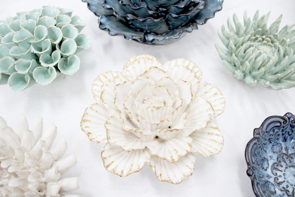Ceramic Flower Pistachio