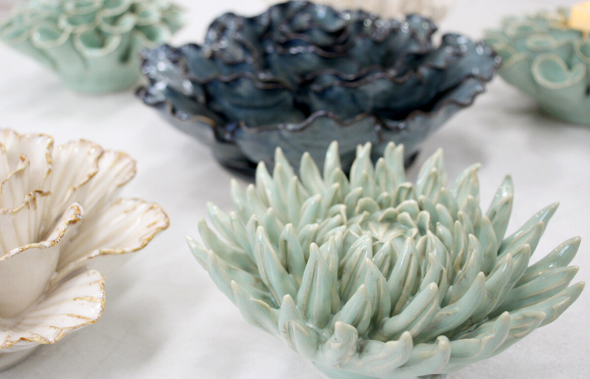 Ceramic Flower Chrysanthemum Mist
