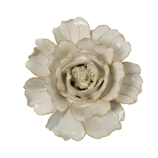 Ceramic Flower White