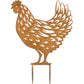 Garden Stake Hen Lge