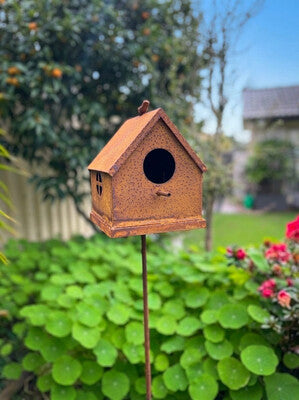 Bird House Stake