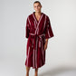 Ruby Rose Stripe Bamboo Terry Bath Robe