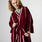 Ruby Rose Stripe Bamboo Terry Bath Robe