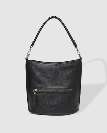 Juno Handbag With Logo Strap - Louenhide