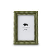 Rib Olive Green Photo Frame 6x4