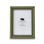 Rib Olive Green Photo Frame 5x7