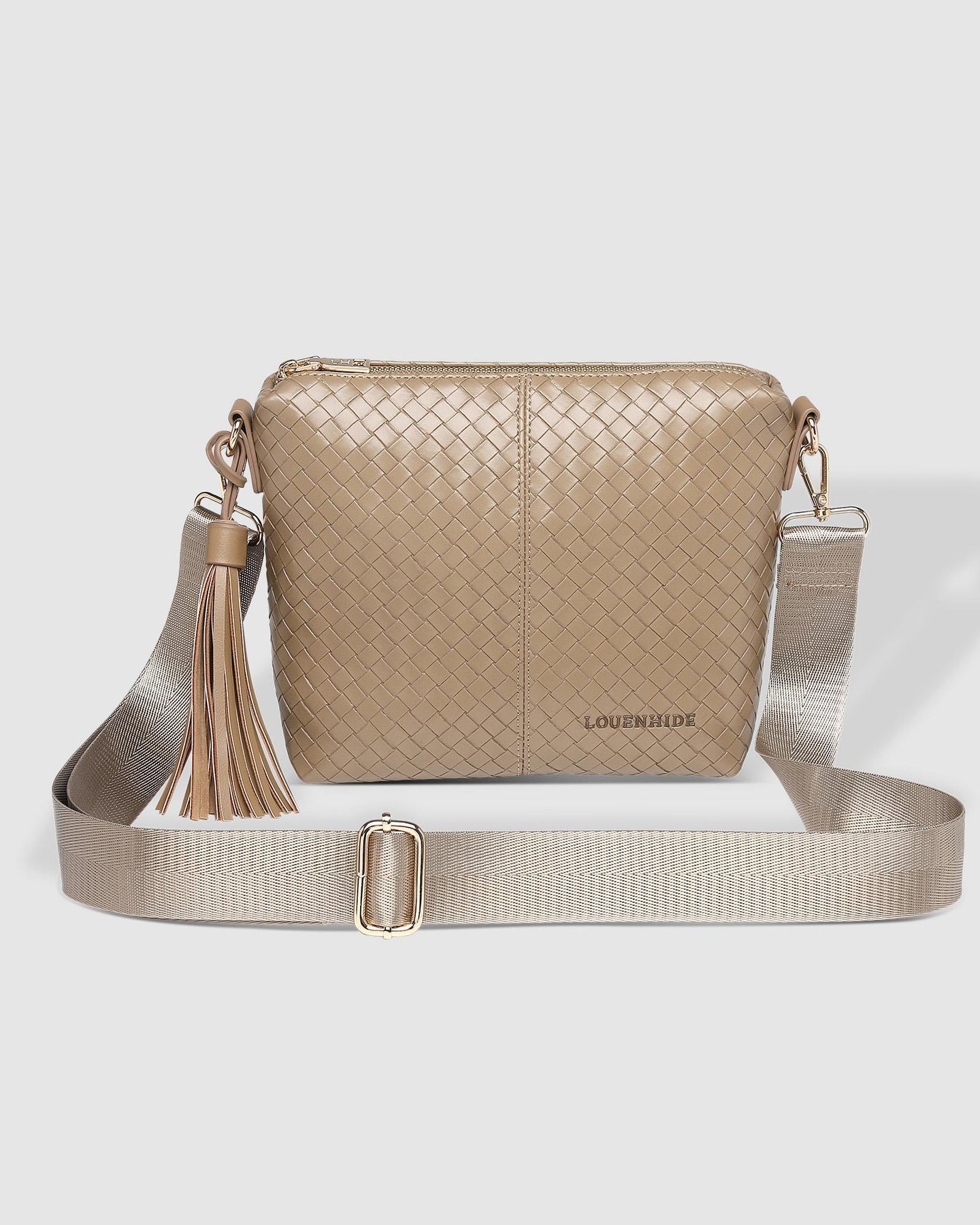 Kasey Woven Crossbody Bag- Louenhide