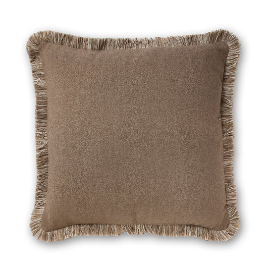 Margot Truffle Fringe Cushion 50cm
