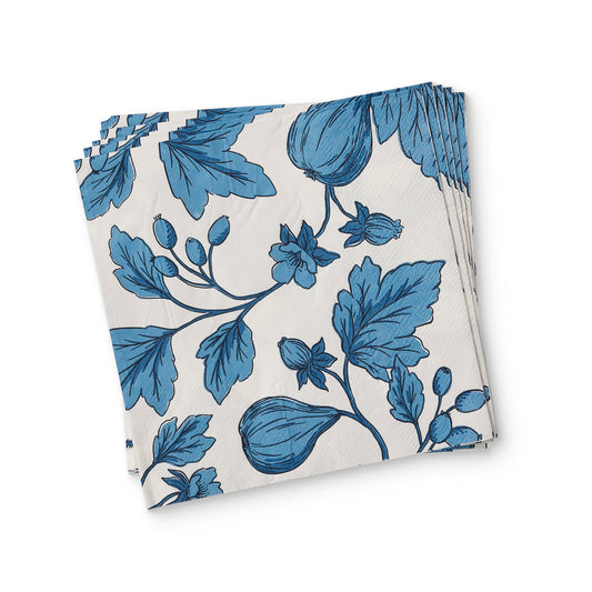 Morgan Blue Paper Napkin Set 20Pc