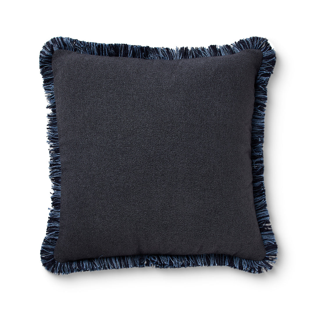 Margot Navy Fringe Cushion