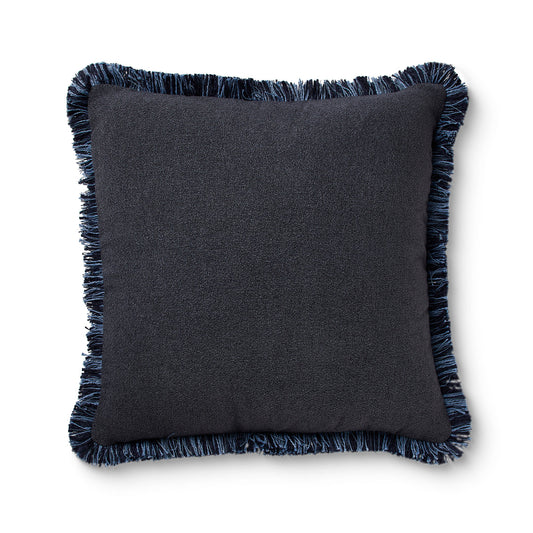 Margot Navy Fringe Cushion