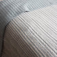Sinclair Blue Stripe Quilted Coverlet